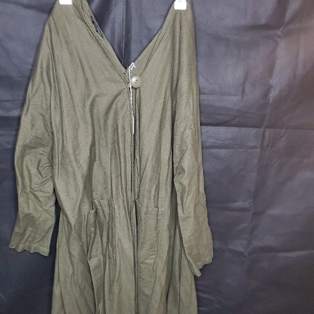 Hunter Green Oversized Poncho